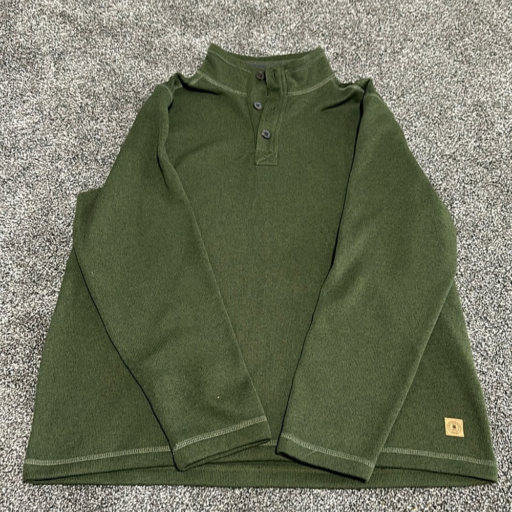GH Bass & Co olive green sweater - XL